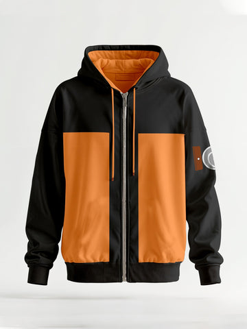 Naruto Uniform Oversized Hoodie - Multi Color