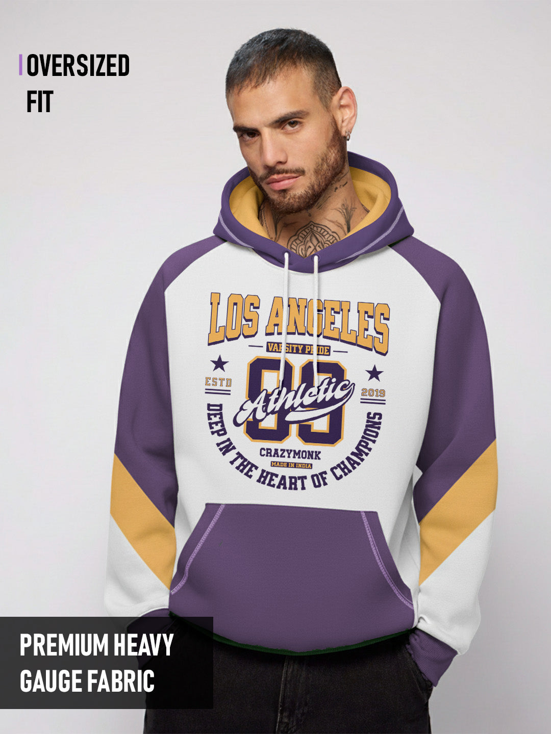 Oversized Hoodie White Purple Hoodie Givenchy Logo-print Oversized