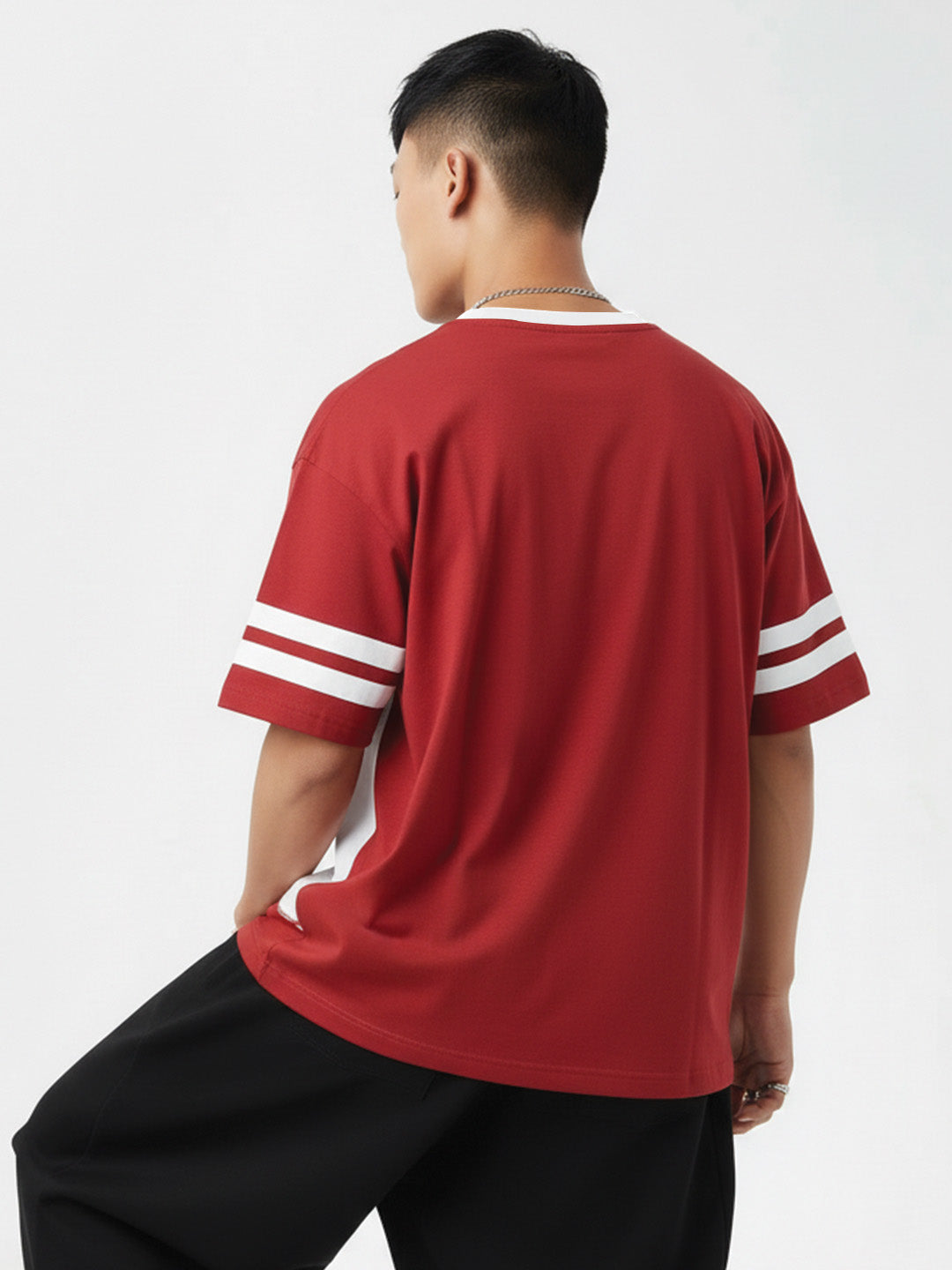 OG Champ 18 Oversized T-Shirt- Red & White
