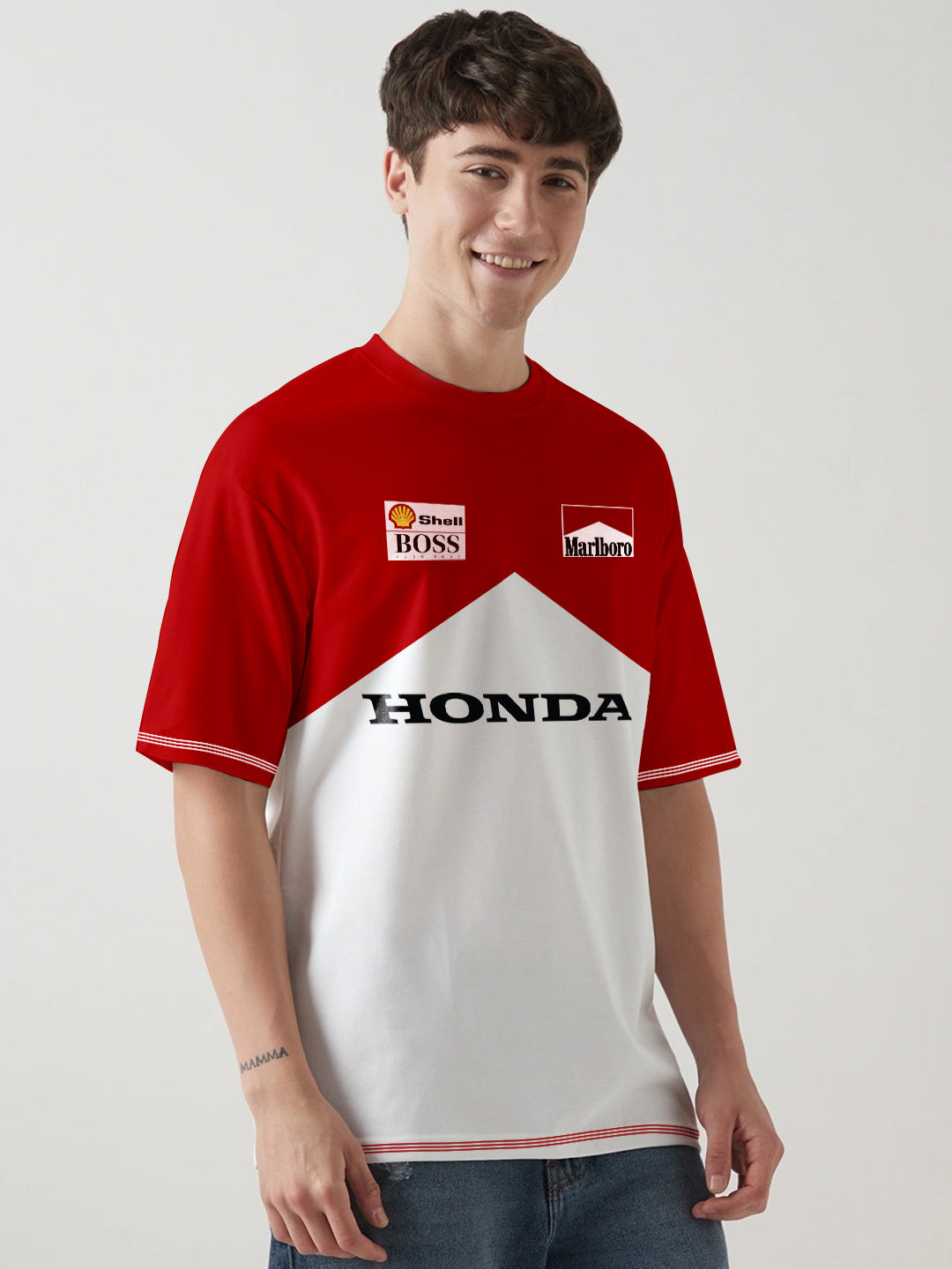 Ayrten Senna Oversized T-Shirt - Multi Color