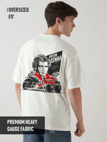 Ayrton Senna F1 Oversized T-Shirt