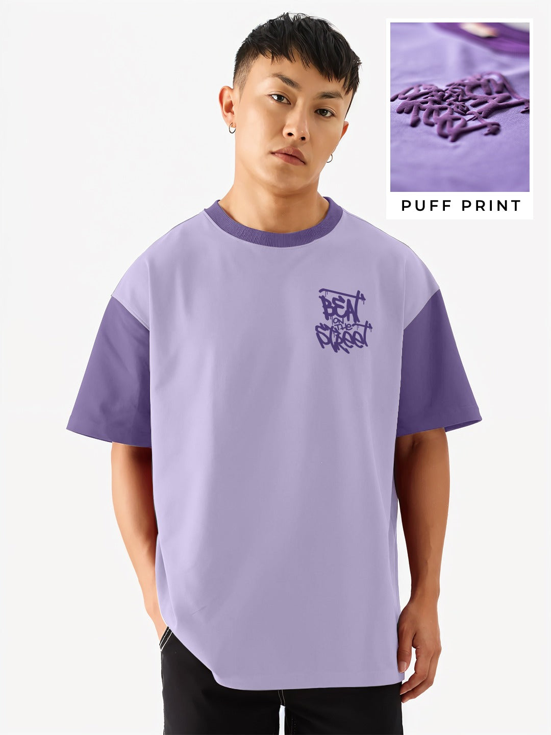 Beat on the Street Graphic Printed Oversized T-Shirt - Multi Color