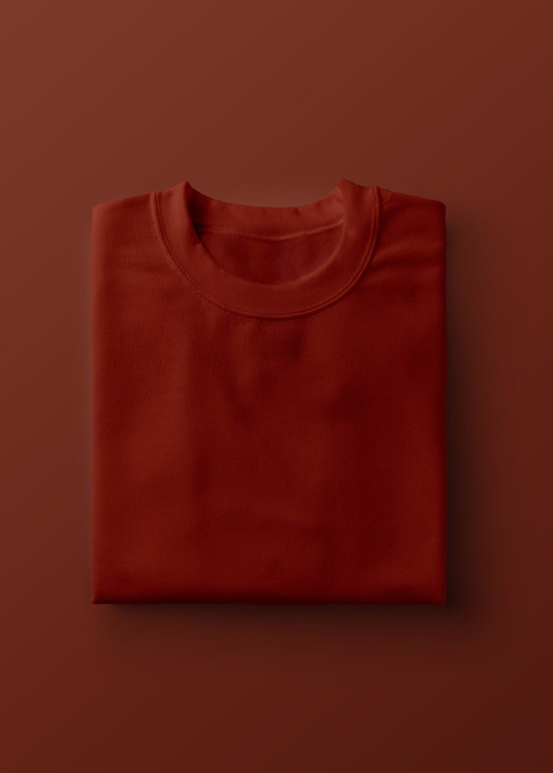 Plain Brick Red T-Shirt