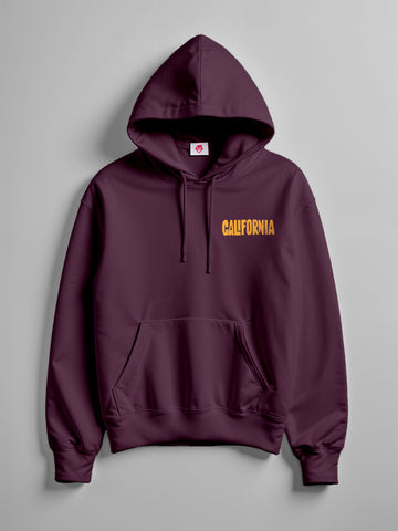 California Hoodie - Maroon