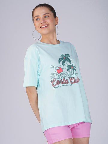 Costa Club Women Oversized T-Shirt