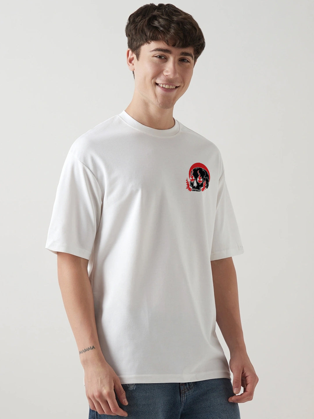 Dont Let Your Past Oversized T-Shirt - White