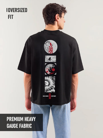 East Coast Oversized T-Shirt - Black