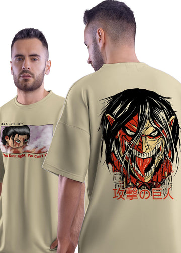 Eren Yeager Fallen Angel Oversized T-Shirt