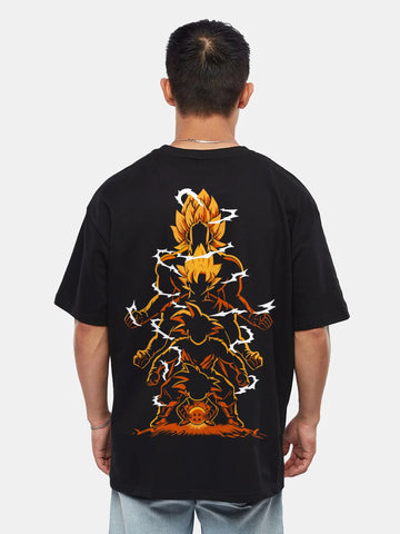 Evolution of Goku Oversized T-Shirt