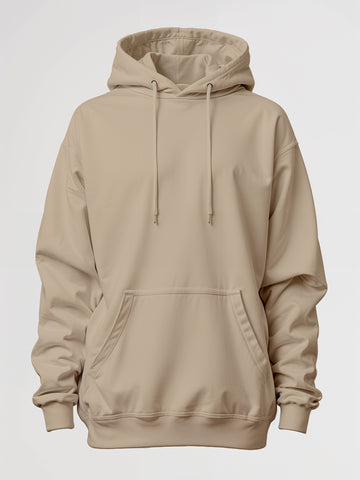 Plain Oversized Hoodie - Hazzle Nut