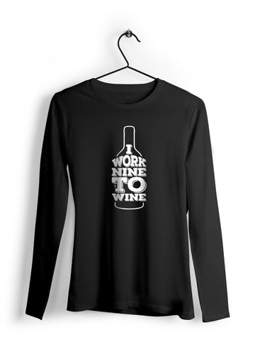 Work Time Full Sleeve T-Shirt