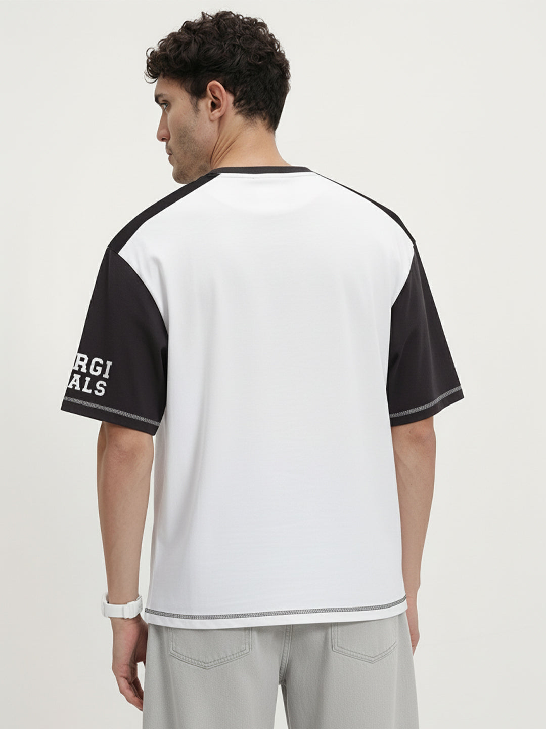 Italia 98 Oversized T-Shirt- Black & White