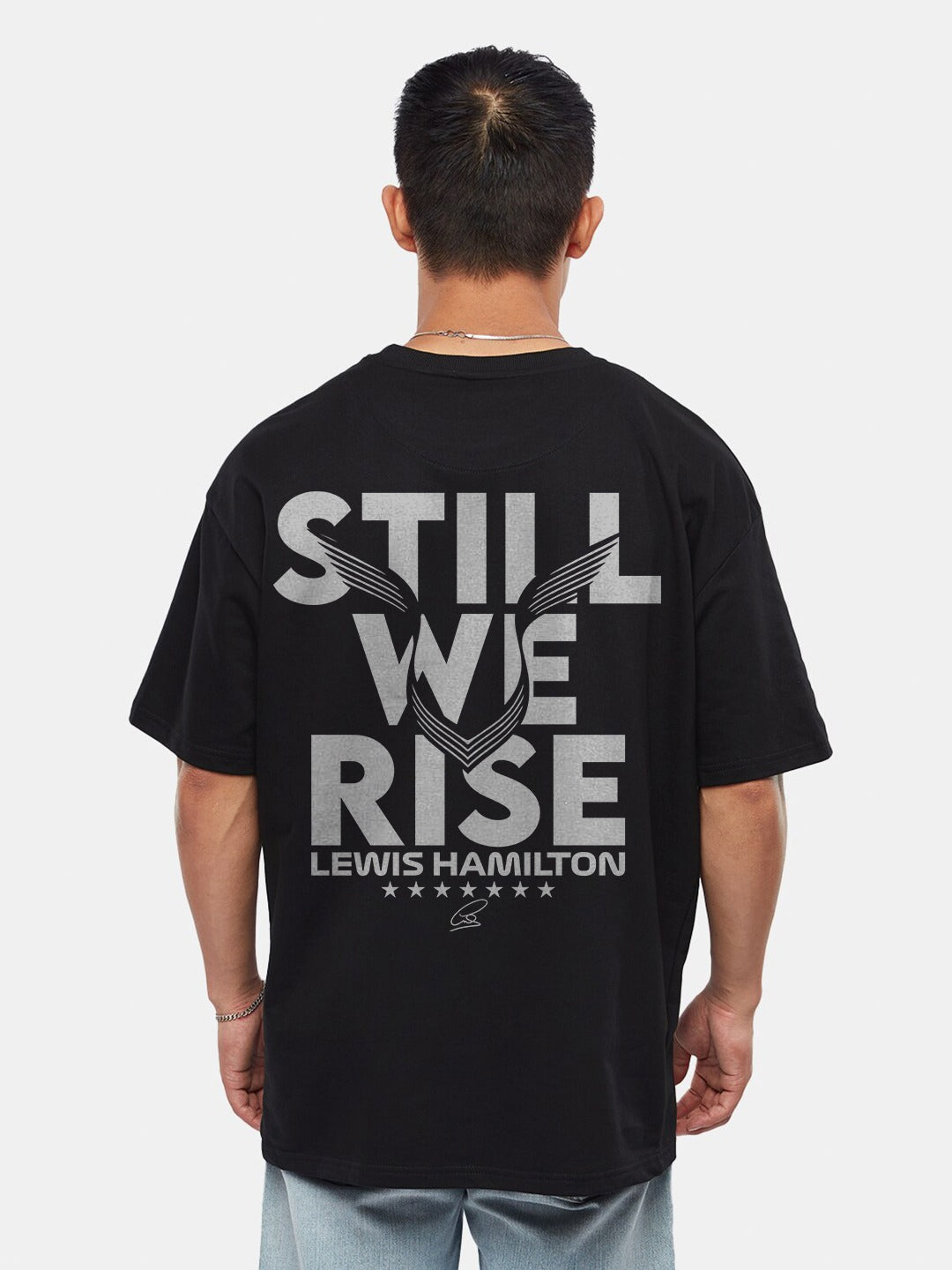 Lewis Hamilton Still We Rise F1 Oversized T-Shirt