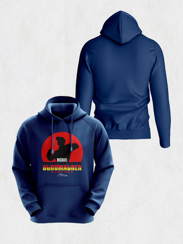 Michael Schumacher Hoodie - Navy Blue