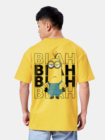 Minion Blah Blah Oversized T-Shirt