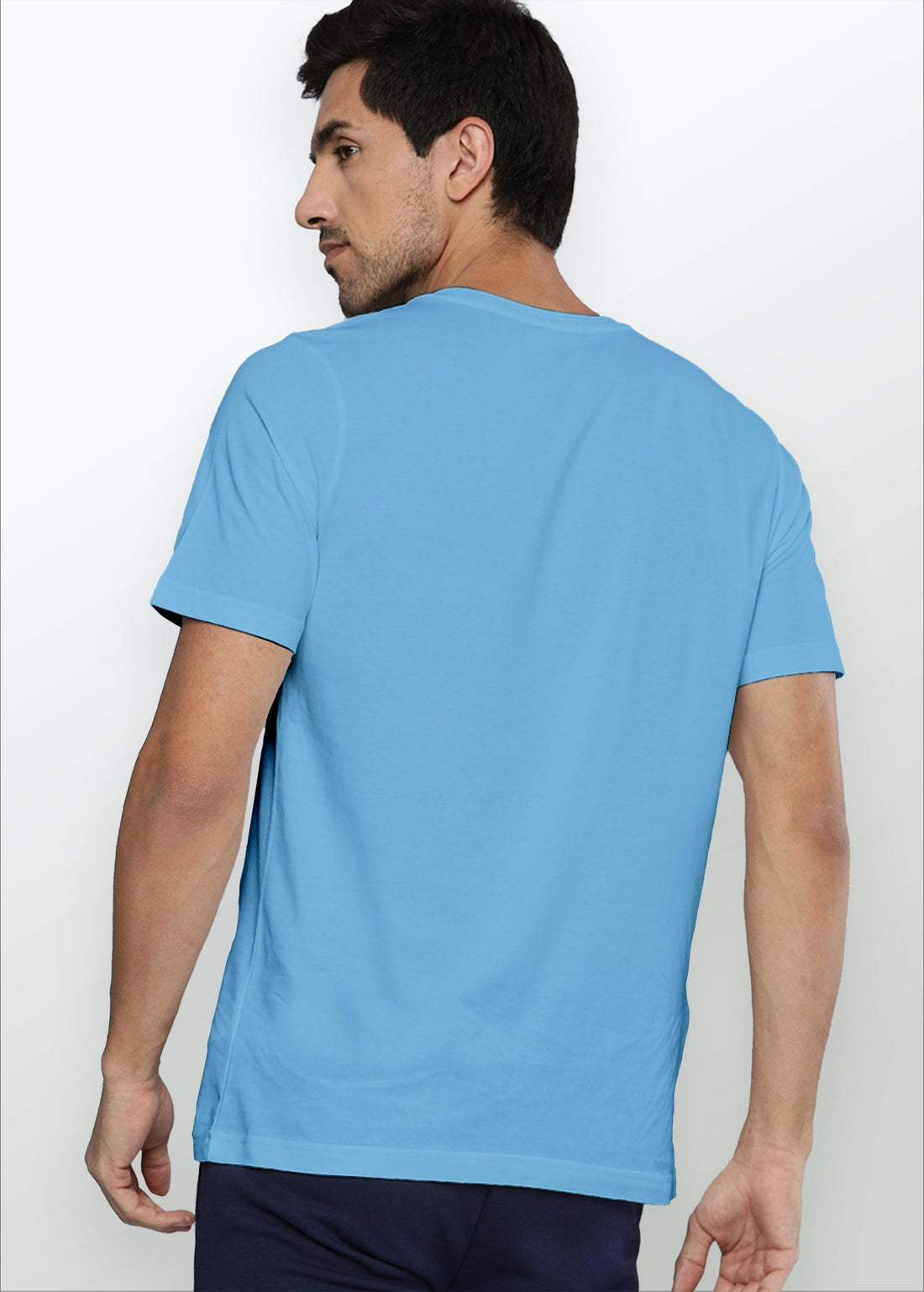 Plain Ocean Blue T-Shirt