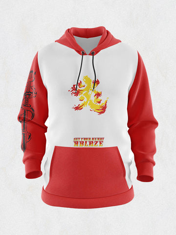 Rengoku Flame Hasira Demon Slayer Multicolor Hoodie