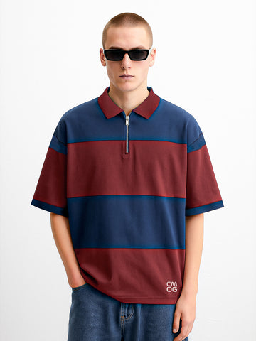 Retro Oversized Polo T-Shirt