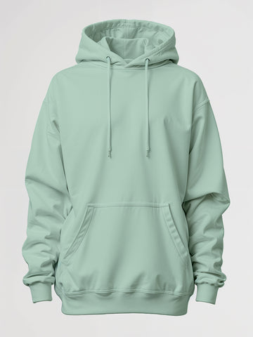 Plain Oversized Hood - Sap Green