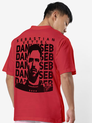 Sebastian Vettel F1 Oversized T-Shirt