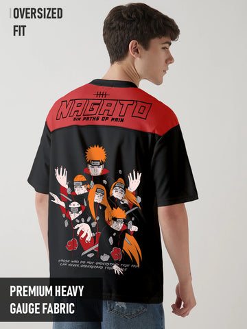 Six Paths of Pain Naruto Oversized T-Shirt