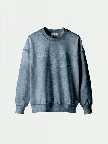 Steel Grey Oversized Sweatshirt