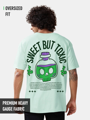 Sweet But Toxic Oversized T-Shirt - Mint