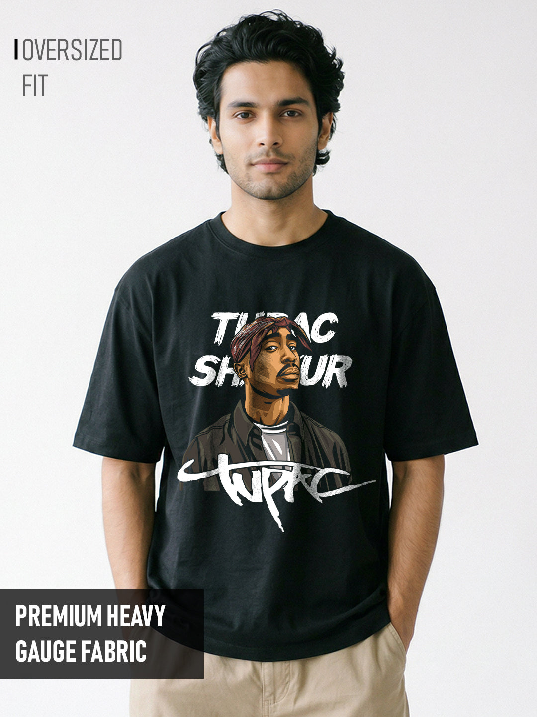 Tupac Shakur Oversized T-Shirt – Crazymonk