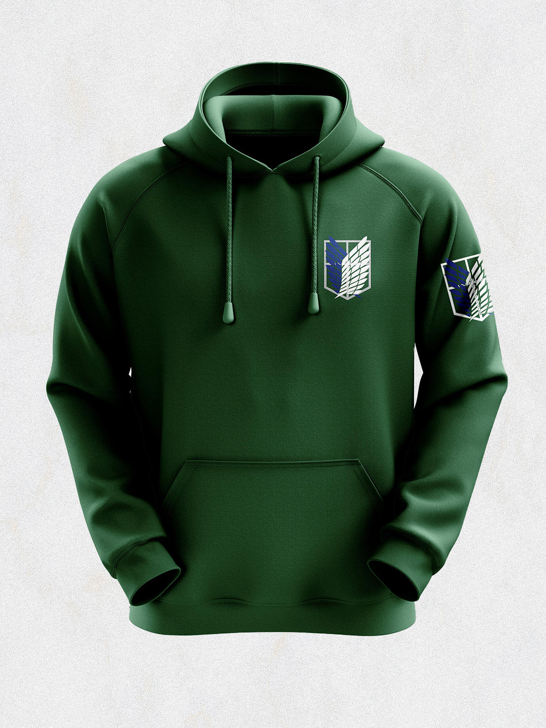 Jacket Attack On Titan Hood Aot Jacket Green Wings Of Freedom AOT