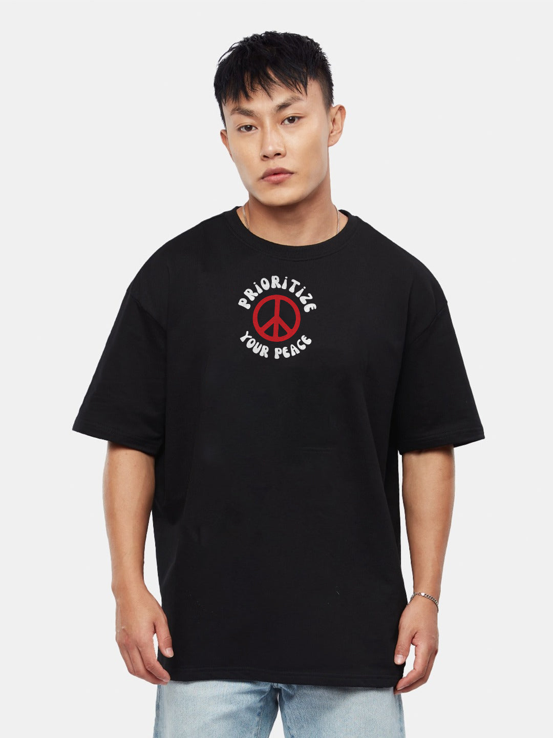 Prioritize Your Peace Oversized T-Shirt