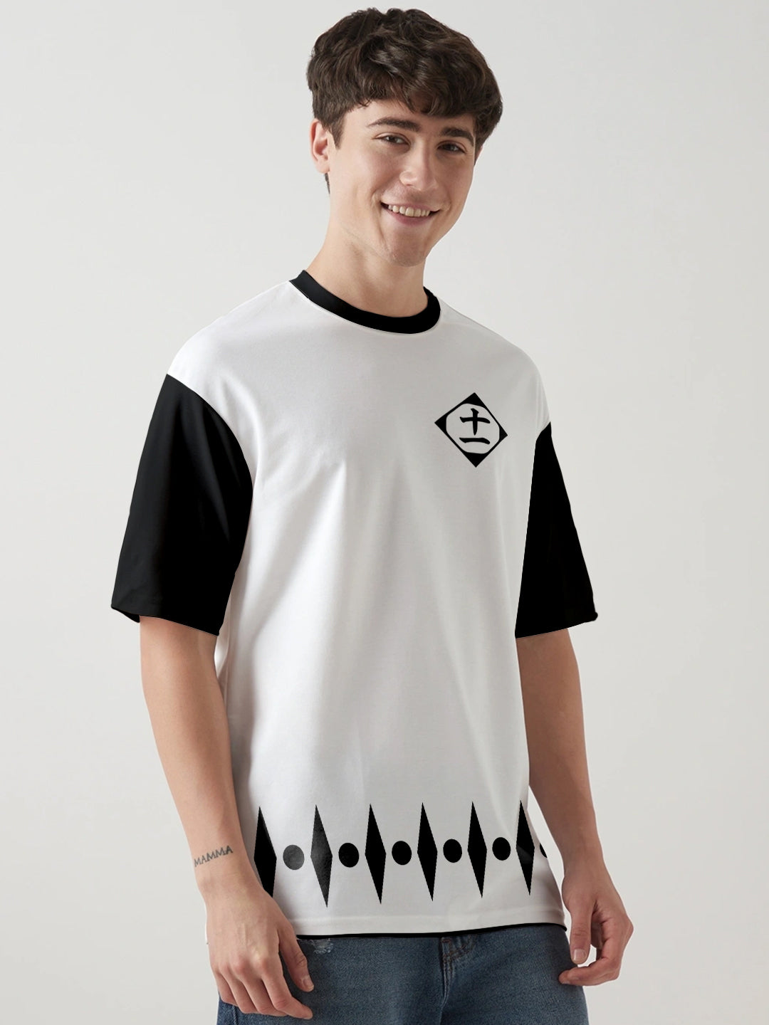 11th Division Uniform Oversized T-Shirt - Multi Color