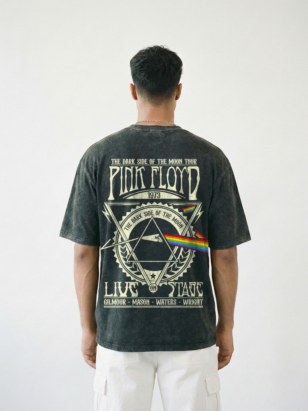 Pink Floyd Acid Wash Oversized T-Shirt