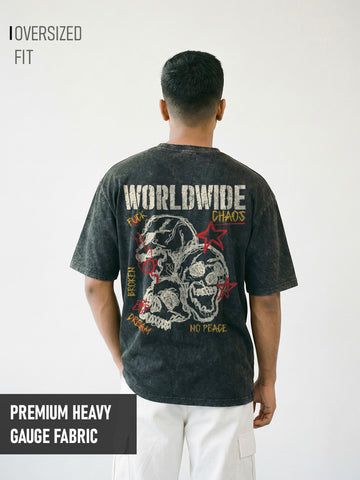Worldwide Chaos Oversized T-Shirt