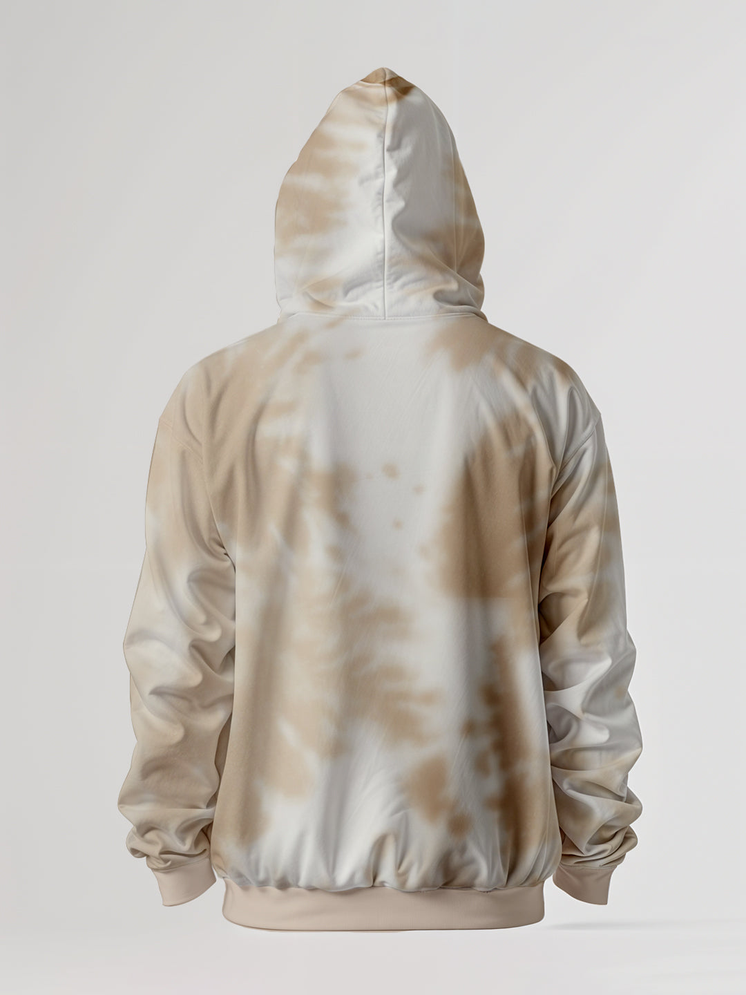 Iced Coffee Tie Dye Oversized Hoodie