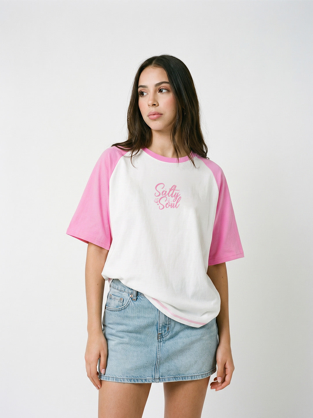 Salty Soul Women Oversized T-Shirt - Multi Color