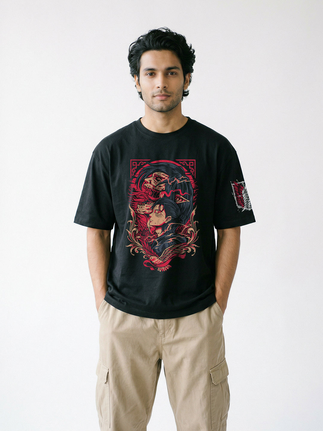 Eren Yeager X Freedom Oversized T-Shirt