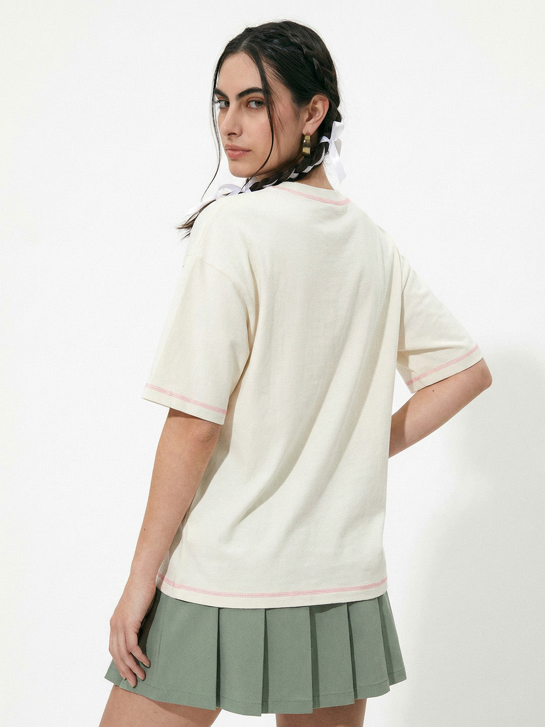 Find Your Bliss Women Oversized T-Shirt - Multi Color
