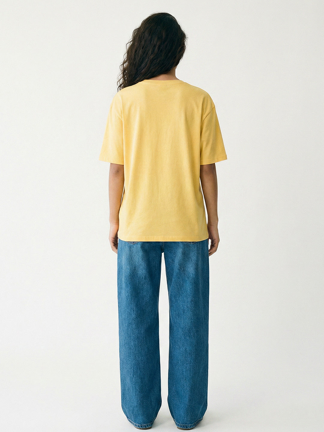 Michigan Women Oversized T-Shirt - Yellow