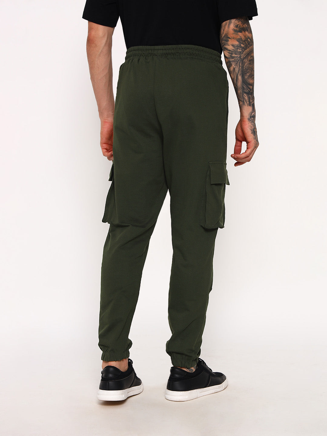 Central Stellar Oversized Cargo Joggers - Green