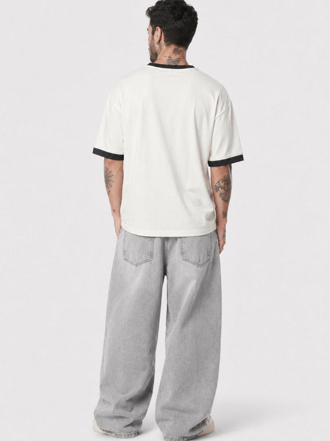 Sports Culture 1986 Oversized T-Shirt - Off White/Black