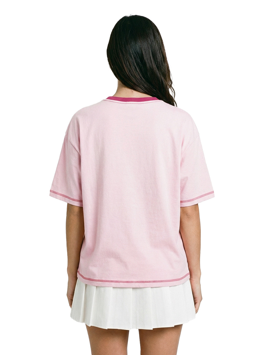 Shit Happens Women's Oversized T-Shirt - Light Pink/Pink