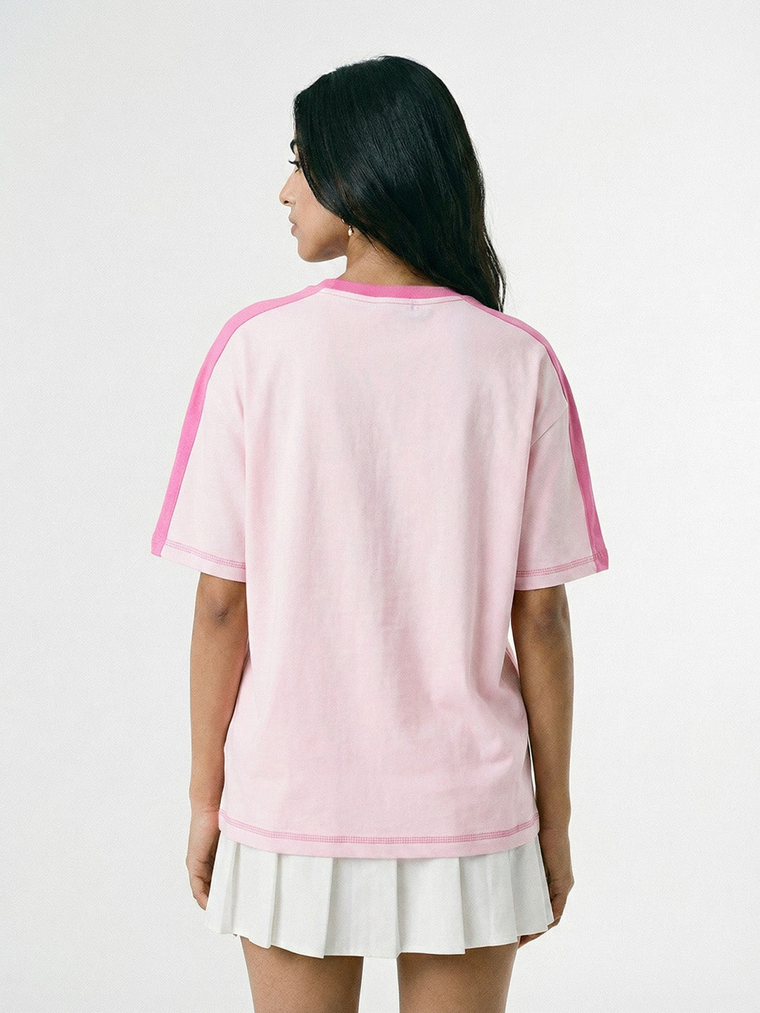 Wild Dreamer Women Oversized T-Shirt - Pink & LT Pink
