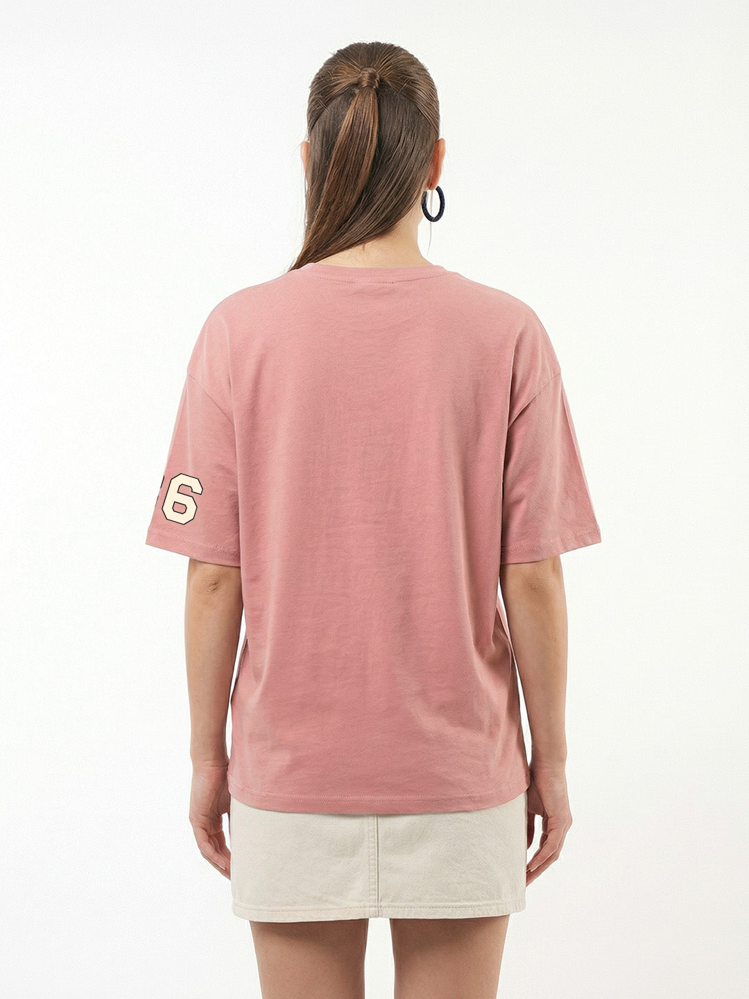 Nyc Club Women's Oversized T-Shirt - Coral Haze