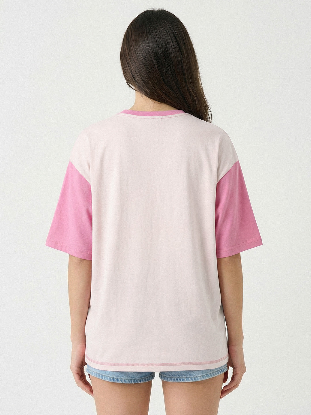 Strong and Beautiful Women's Oversized T-Shirt - Light Pink/Pink