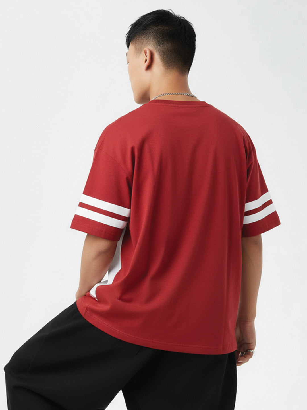 OG Champ 18 Oversized T-Shirt- Red & White