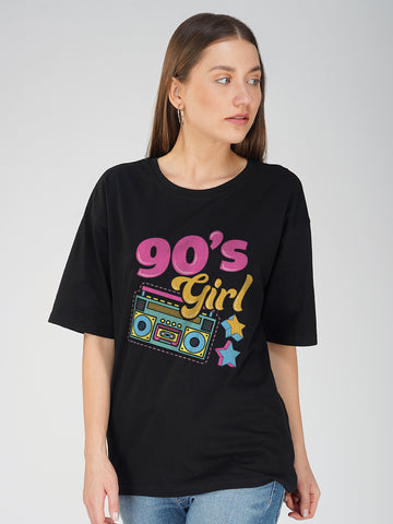 90's Girls Women Oversized T-Shirt