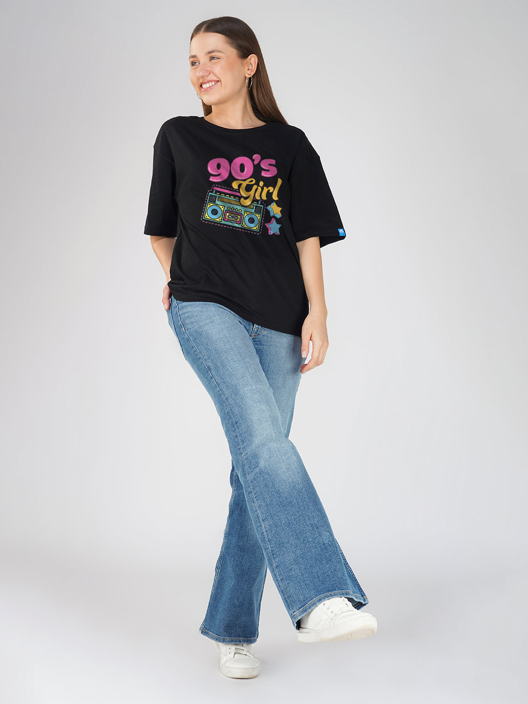 90's Girls Women Oversized T-Shirt