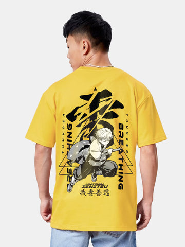 Agastuma Zenistu Demon Slayer Oversized T-Shirt