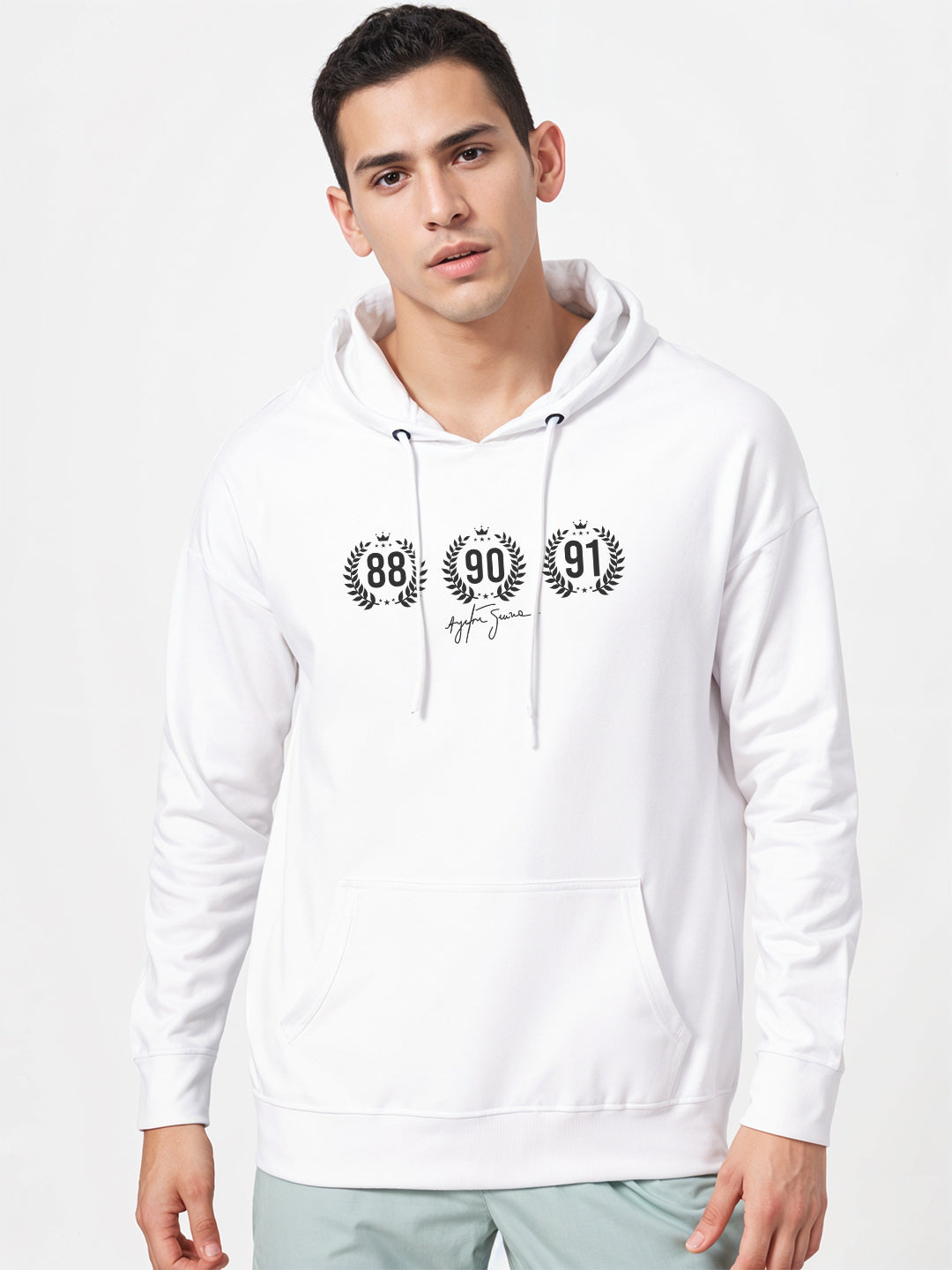 Ayrton Senna Hoodie - White