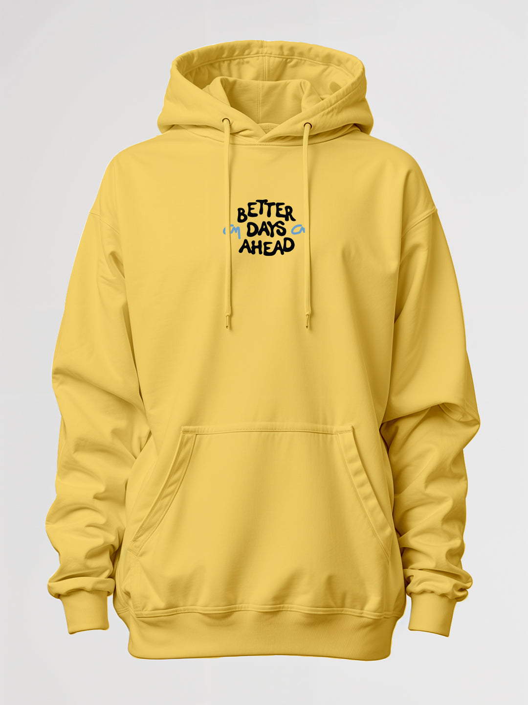 Better Days A Head Oversized Hoodie - Golden Yellow